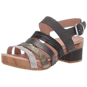 These are Dansko Women's Maribeth sandals in Metallic  Size 40